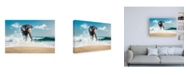 Trademark Global PhotoINC Studio Elephant on the Beach Canvas Art - 15.5" x 21"